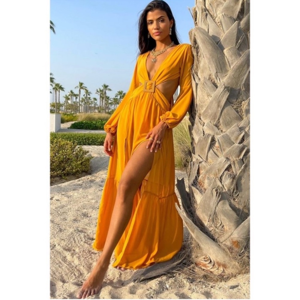 Maxi cut out dress